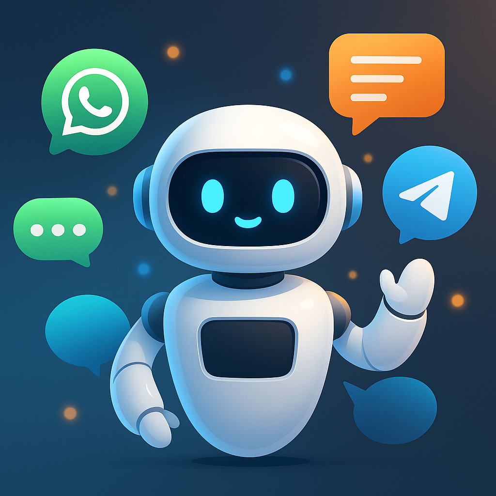 Intelligent Support Bots (WhatsApp, Telegram, Web)